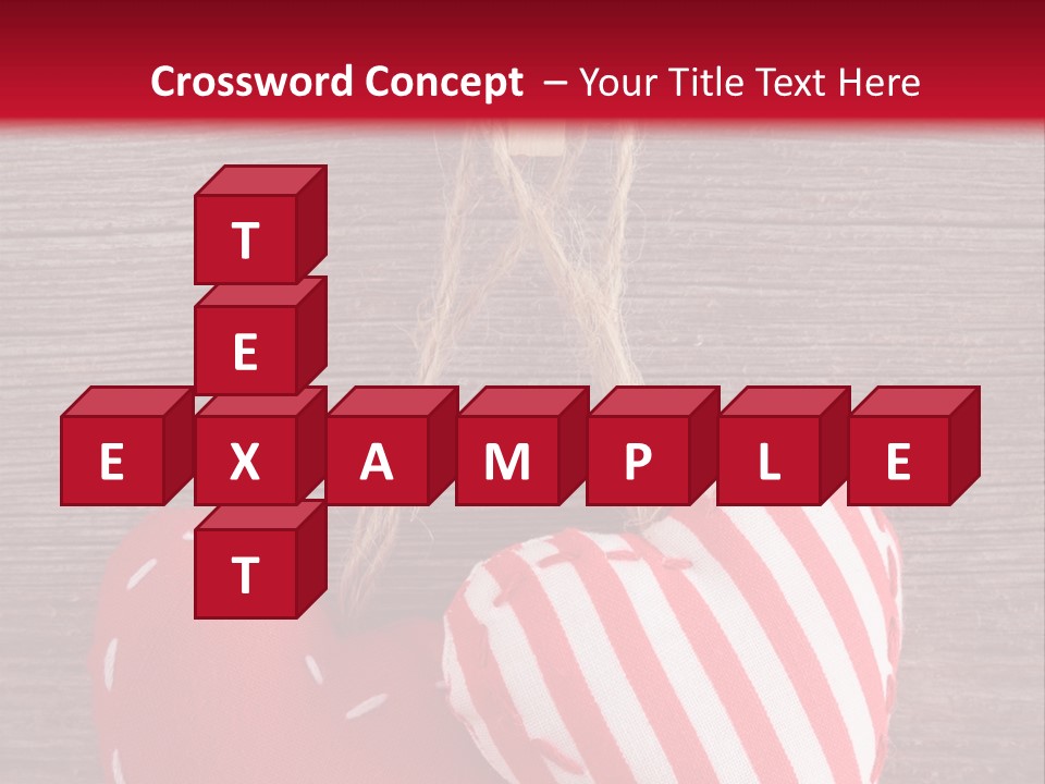 Cord Wood Textile PowerPoint Template