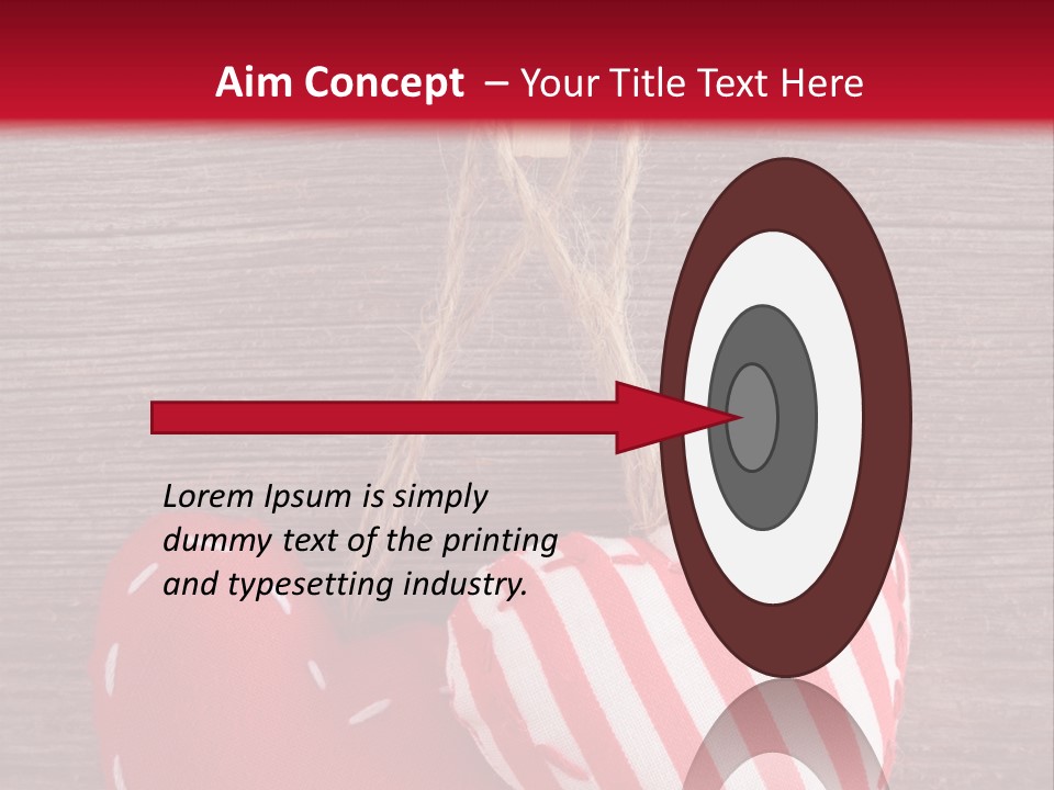 Cord Wood Textile PowerPoint Template