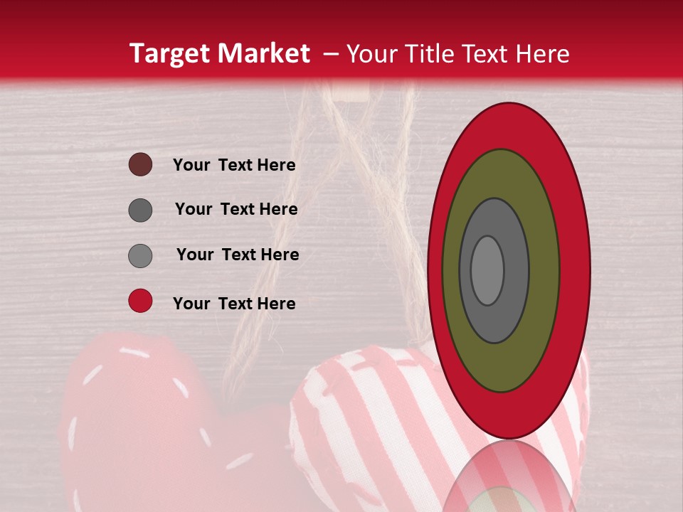 Cord Wood Textile PowerPoint Template