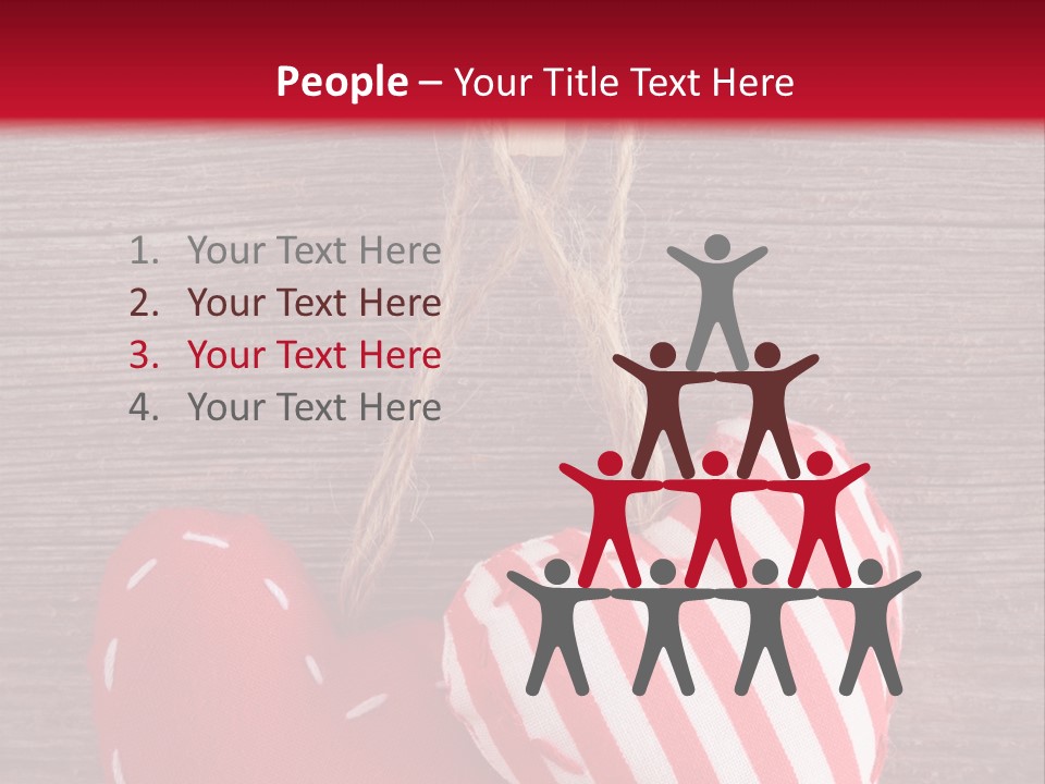 Cord Wood Textile PowerPoint Template