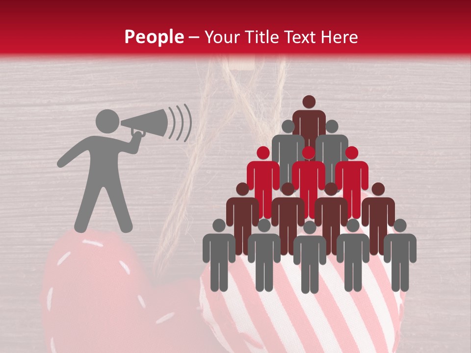 Cord Wood Textile PowerPoint Template