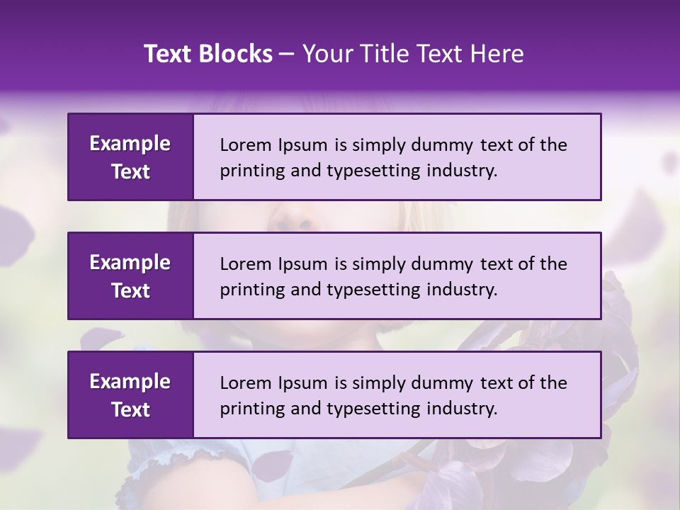 Female Laughing Color PowerPoint Template