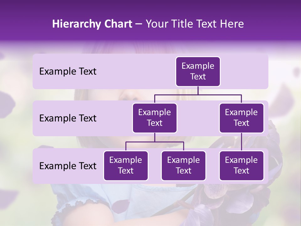 Female Laughing Color PowerPoint Template