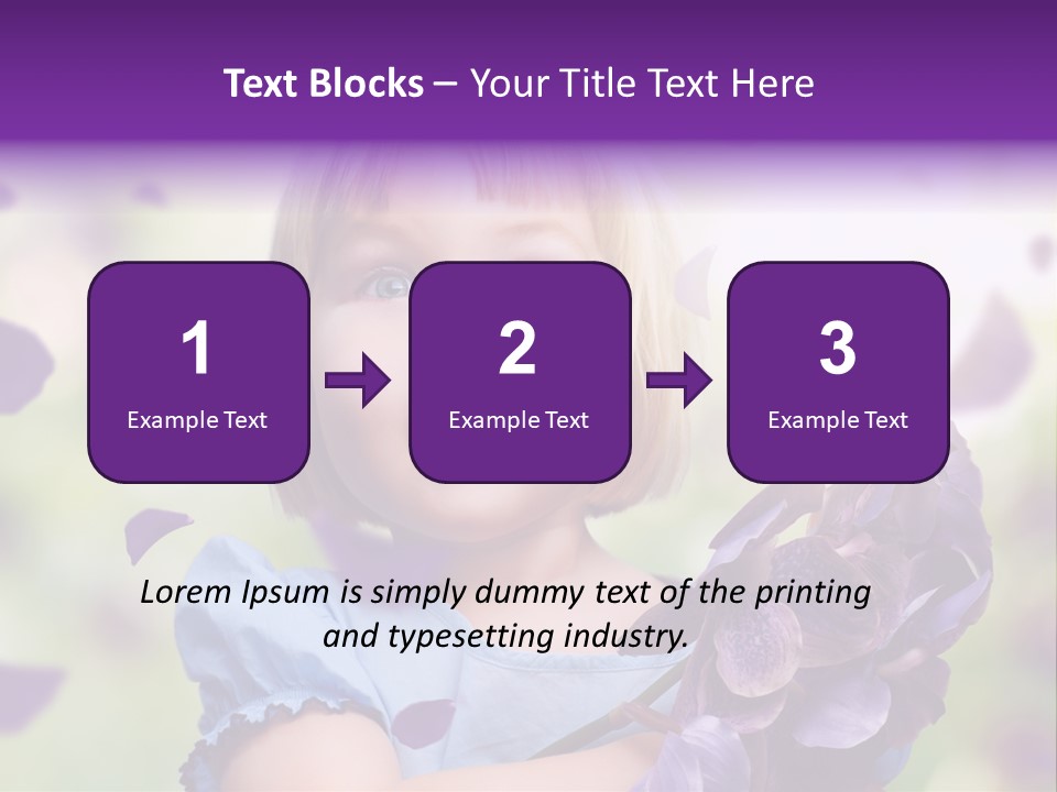 Female Laughing Color PowerPoint Template