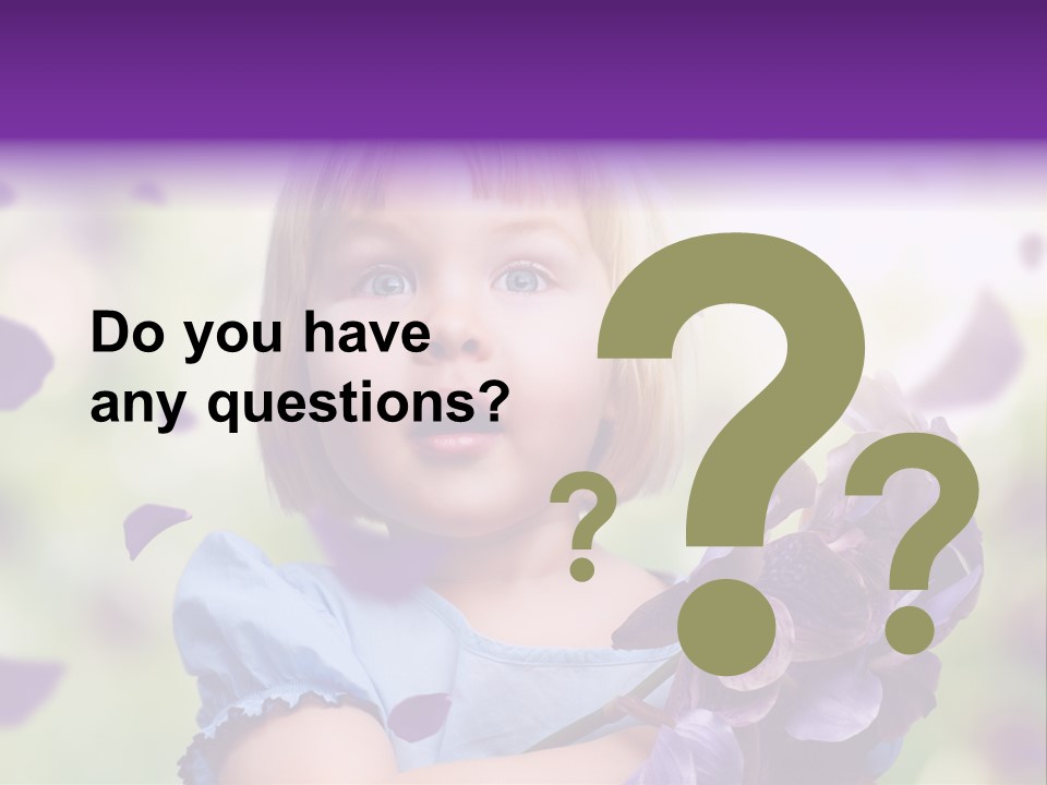 Female Laughing Color PowerPoint Template