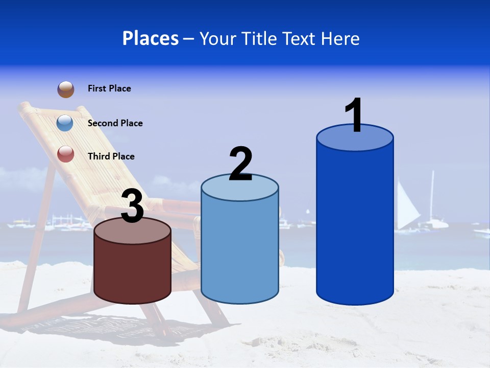 Resort Sailing Seascape PowerPoint Template