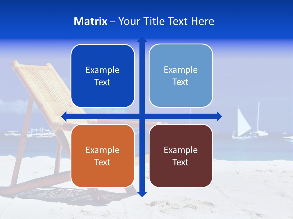 Resort Sailing Seascape PowerPoint Template