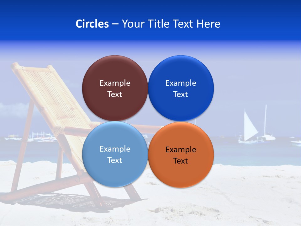 Resort Sailing Seascape PowerPoint Template