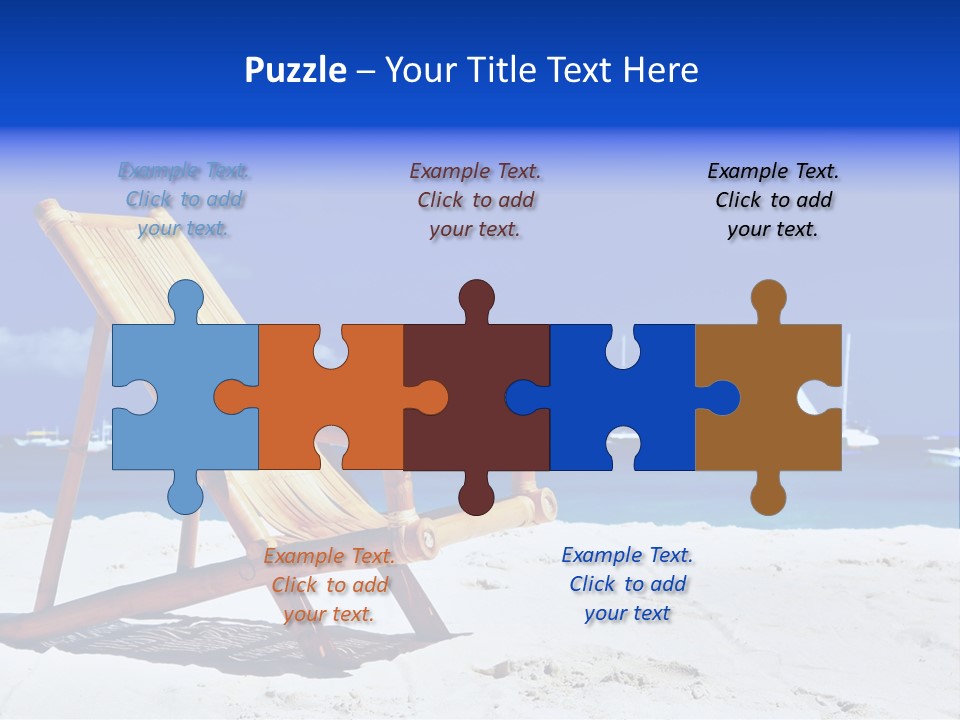 Resort Sailing Seascape PowerPoint Template