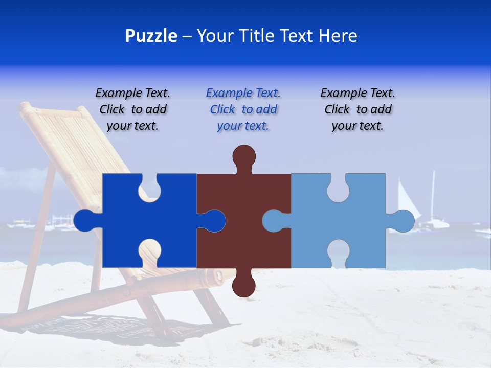 Resort Sailing Seascape PowerPoint Template