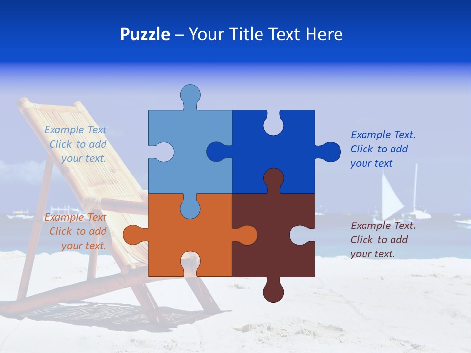 Resort Sailing Seascape PowerPoint Template