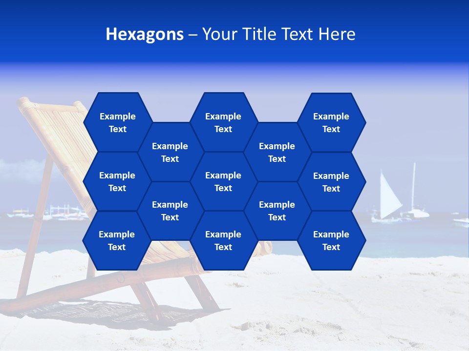 Resort Sailing Seascape PowerPoint Template