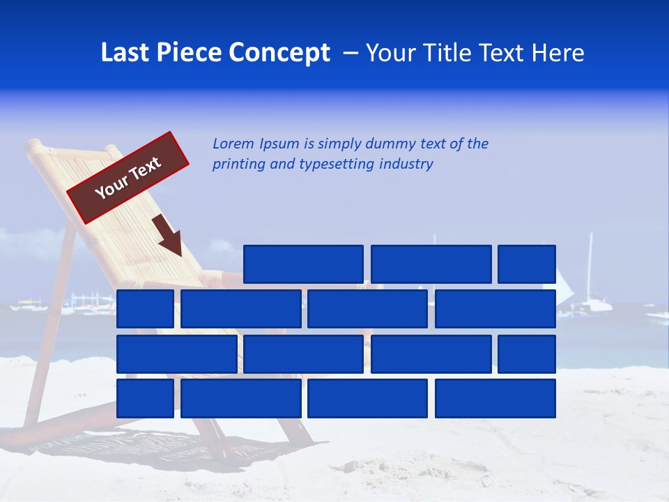 Resort Sailing Seascape PowerPoint Template