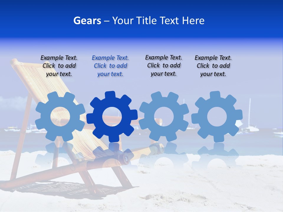 Resort Sailing Seascape PowerPoint Template