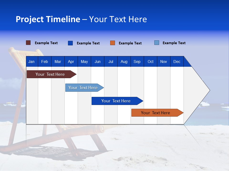 Resort Sailing Seascape PowerPoint Template