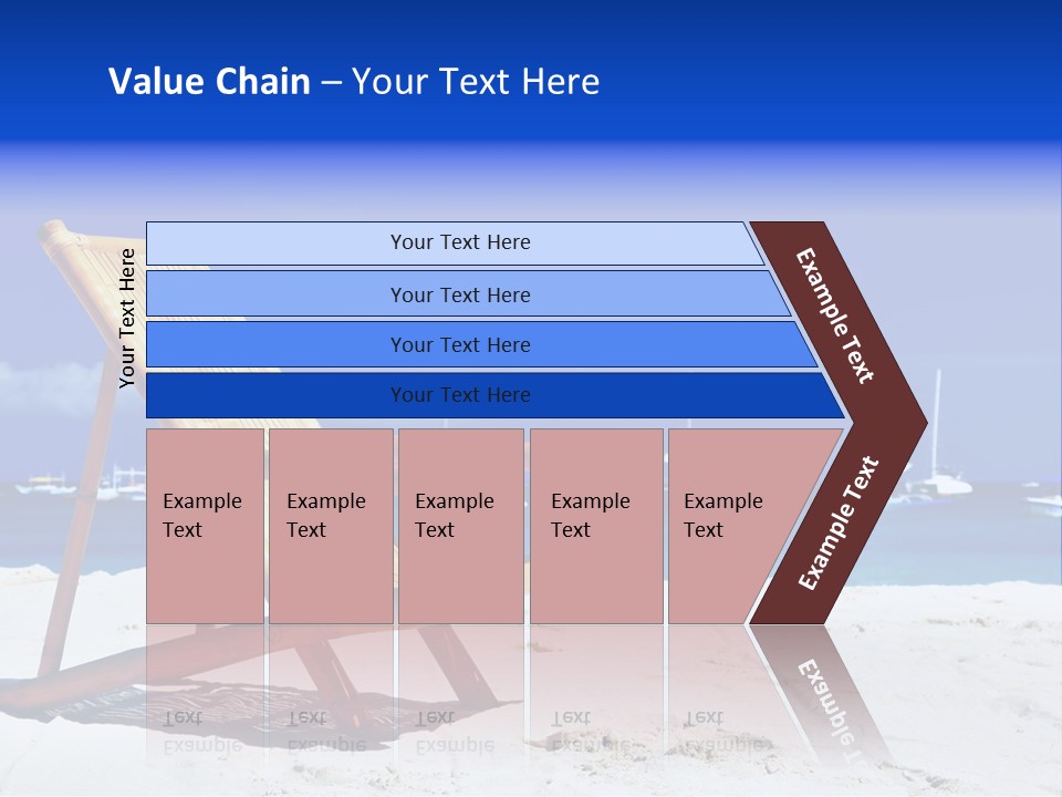 Resort Sailing Seascape PowerPoint Template