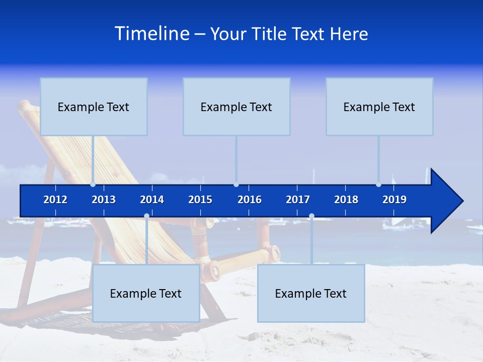 Resort Sailing Seascape PowerPoint Template