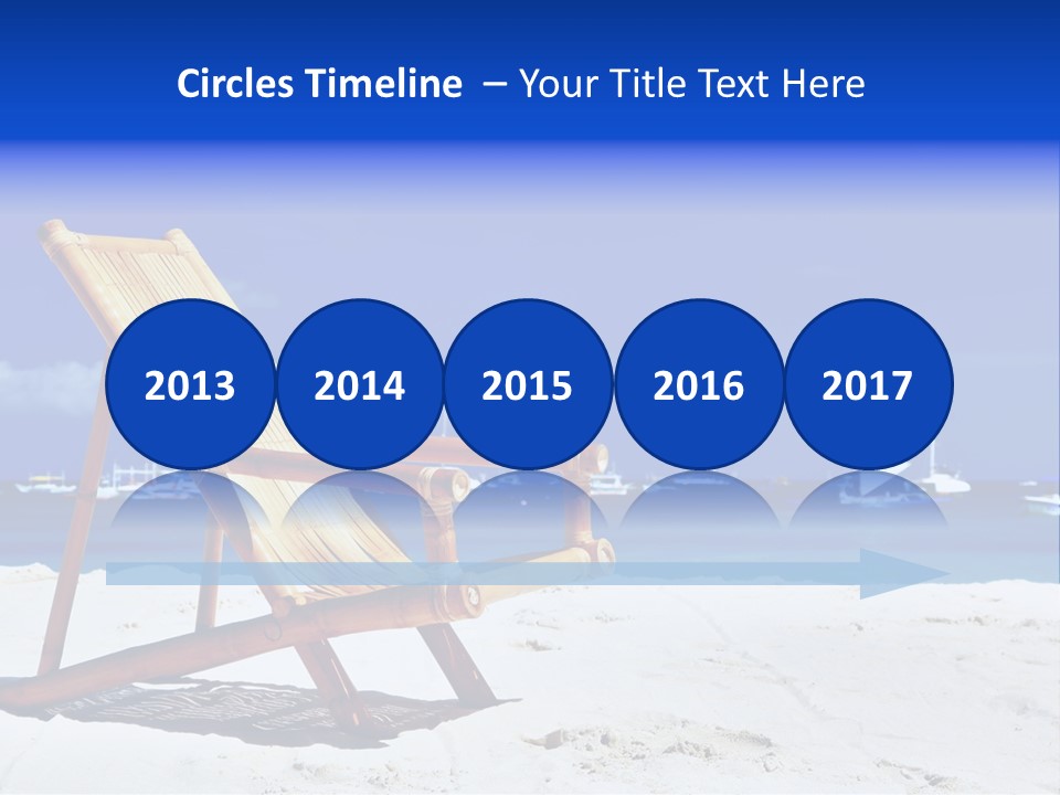 Resort Sailing Seascape PowerPoint Template