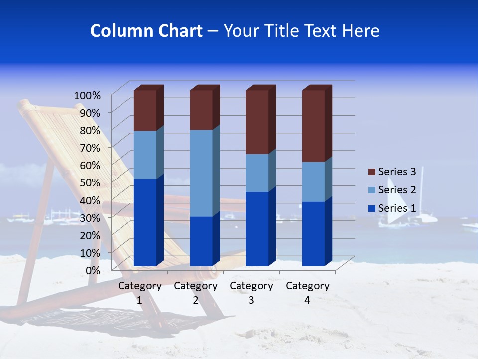 Resort Sailing Seascape PowerPoint Template