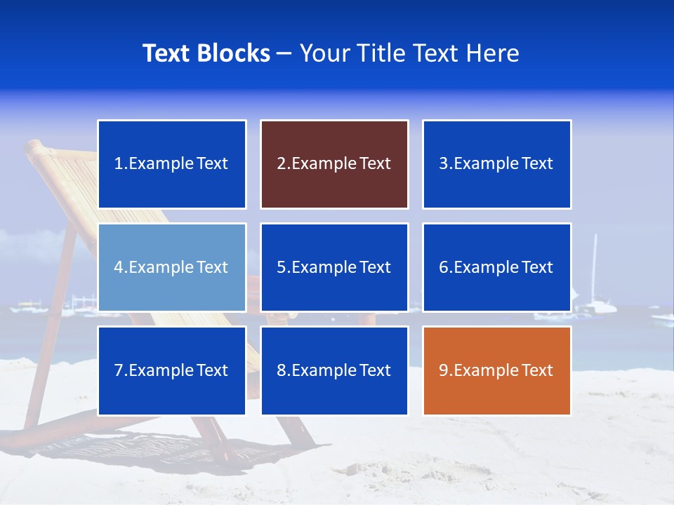 Resort Sailing Seascape PowerPoint Template