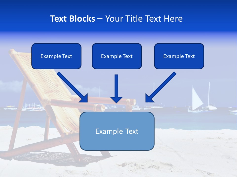 Resort Sailing Seascape PowerPoint Template