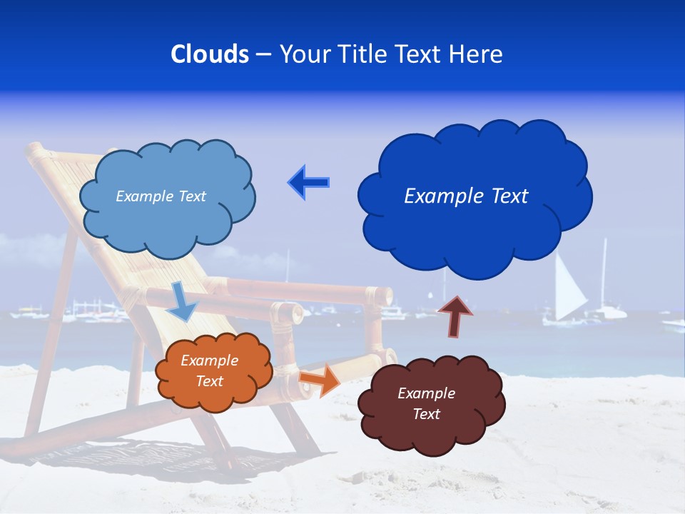 Resort Sailing Seascape PowerPoint Template