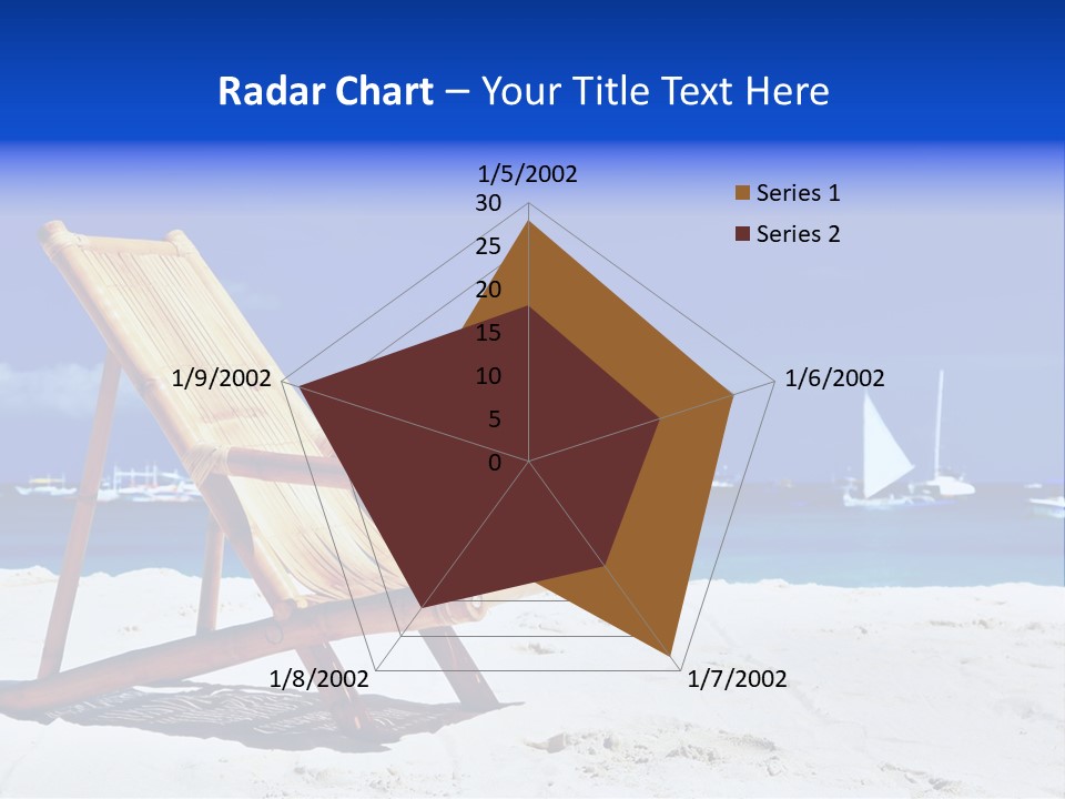 Resort Sailing Seascape PowerPoint Template