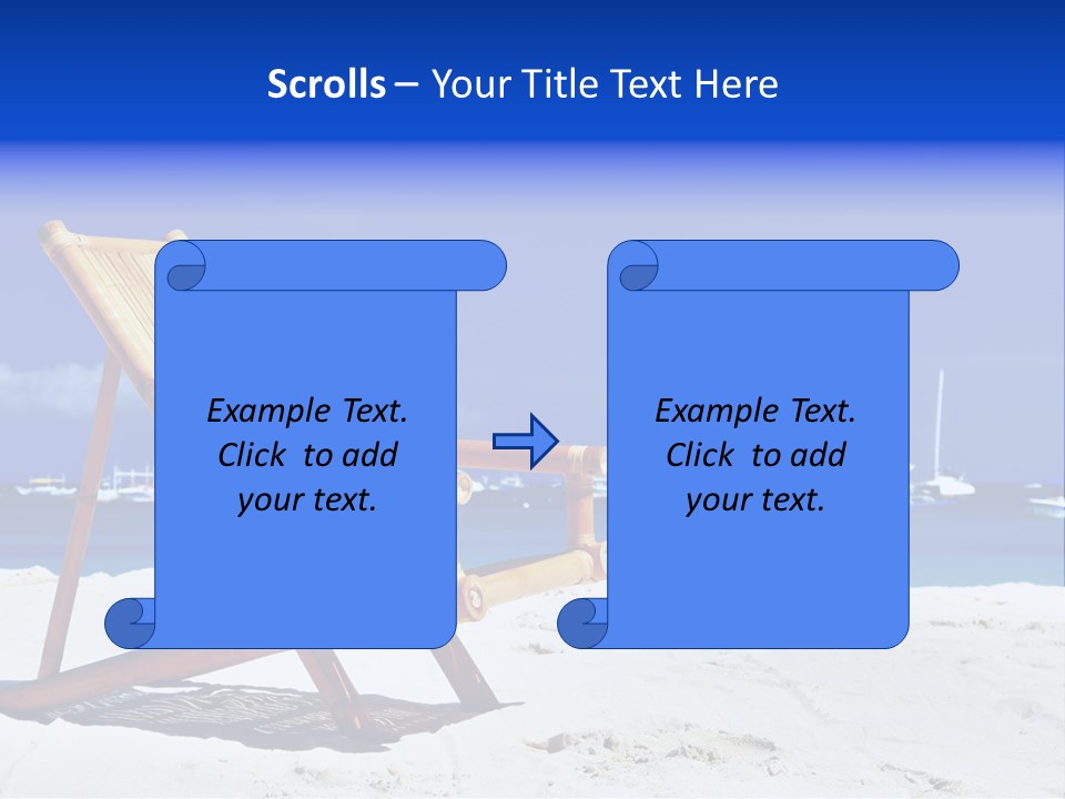 Resort Sailing Seascape PowerPoint Template