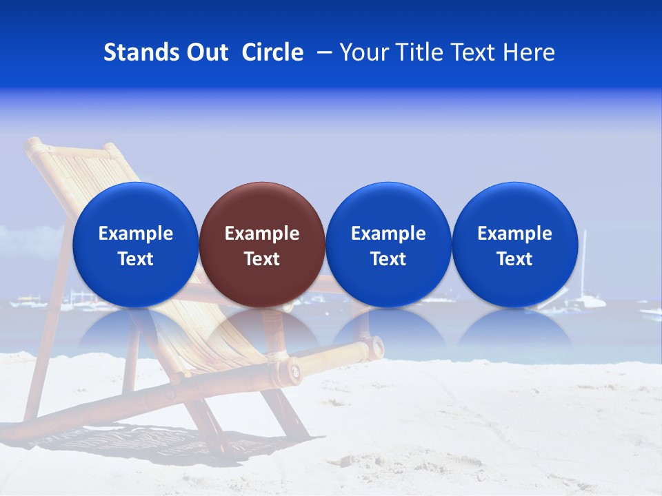 Resort Sailing Seascape PowerPoint Template