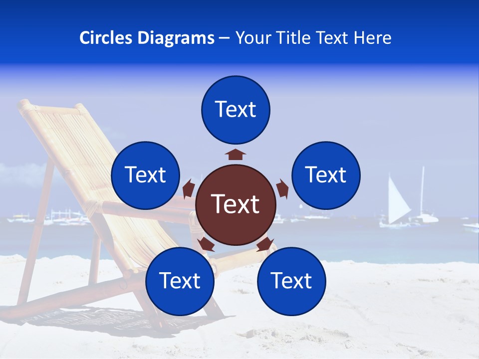 Resort Sailing Seascape PowerPoint Template