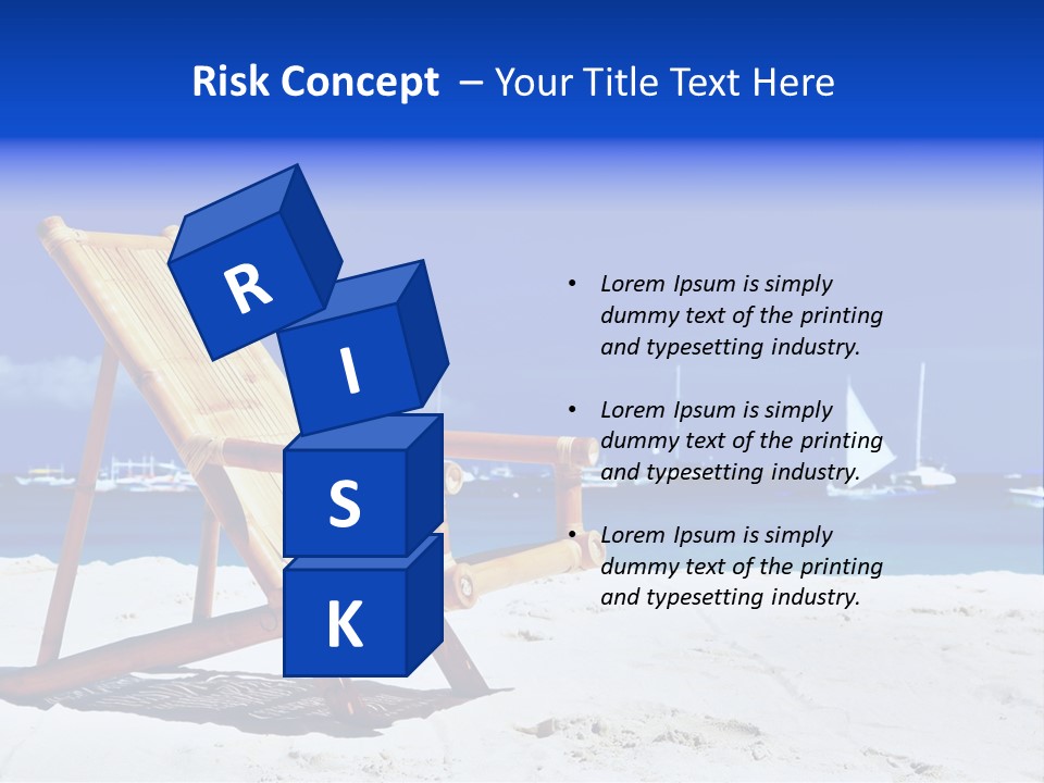 Resort Sailing Seascape PowerPoint Template