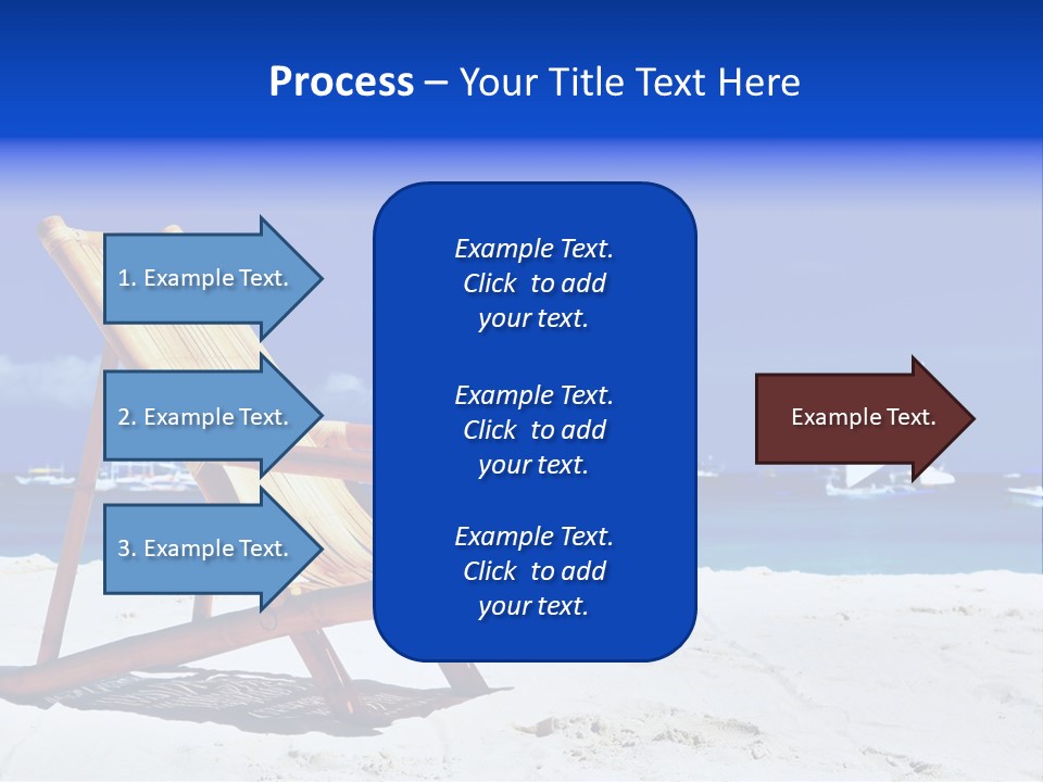 Resort Sailing Seascape PowerPoint Template