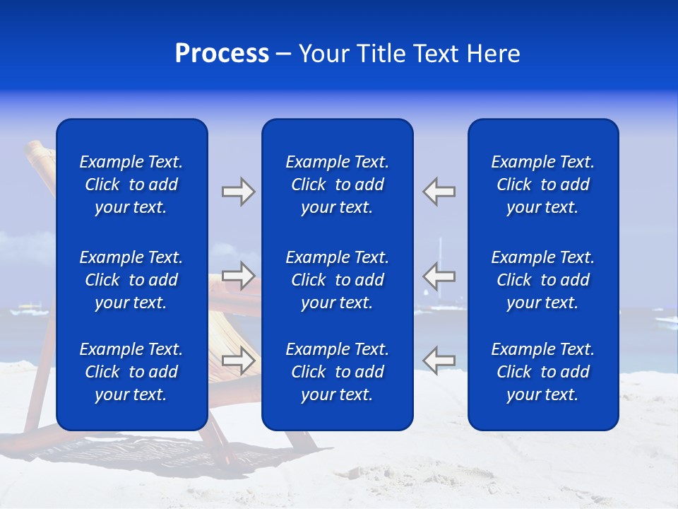 Resort Sailing Seascape PowerPoint Template