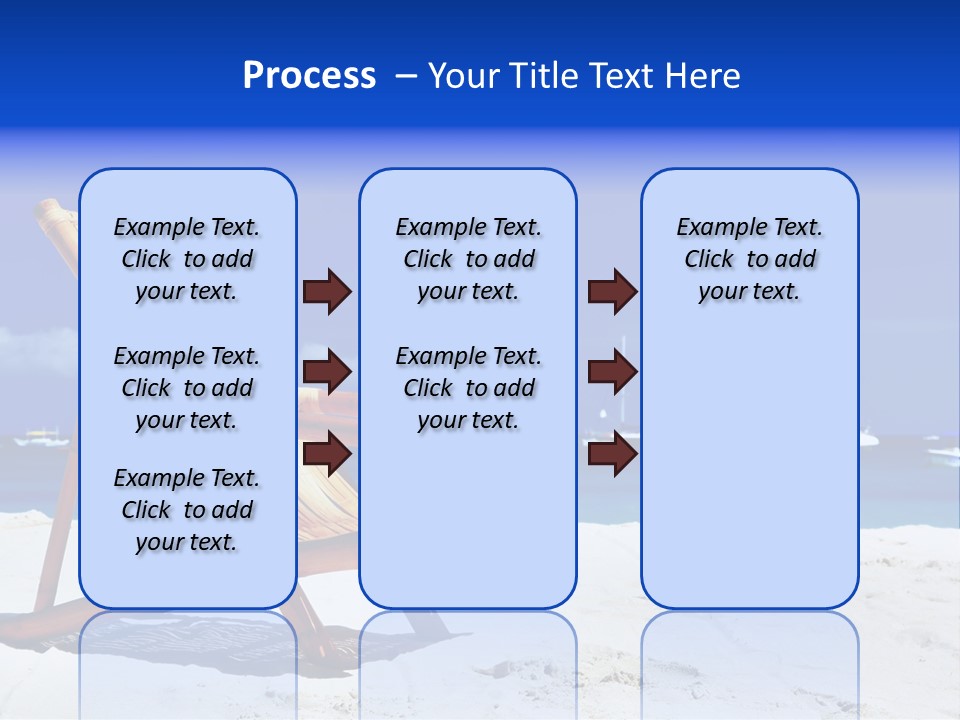 Resort Sailing Seascape PowerPoint Template