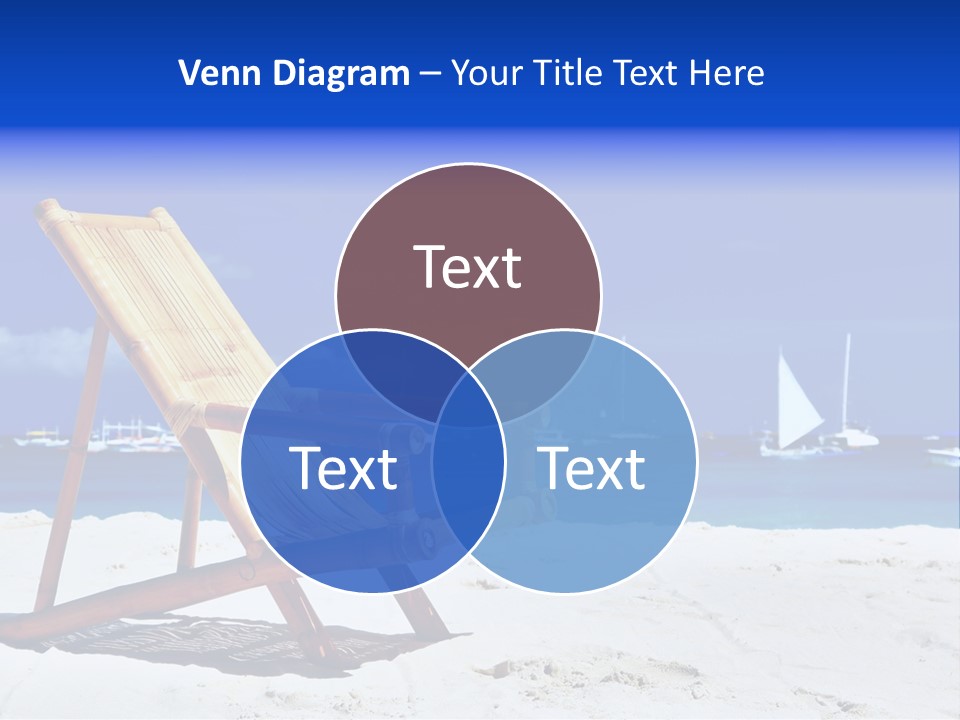 Resort Sailing Seascape PowerPoint Template