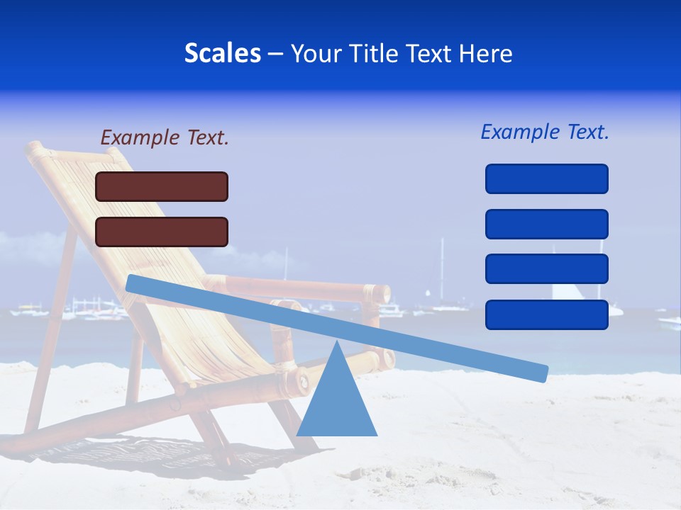Resort Sailing Seascape PowerPoint Template