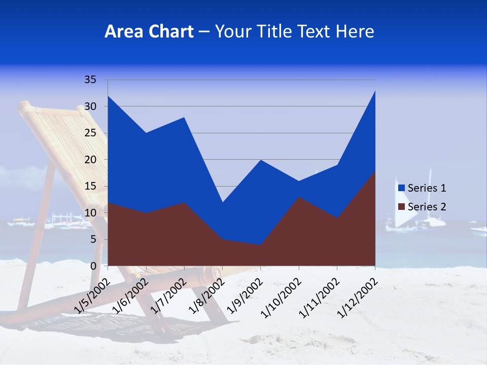 Resort Sailing Seascape PowerPoint Template