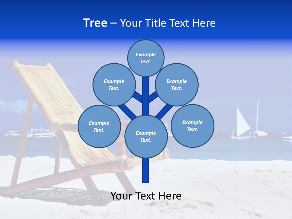 Resort Sailing Seascape PowerPoint Template