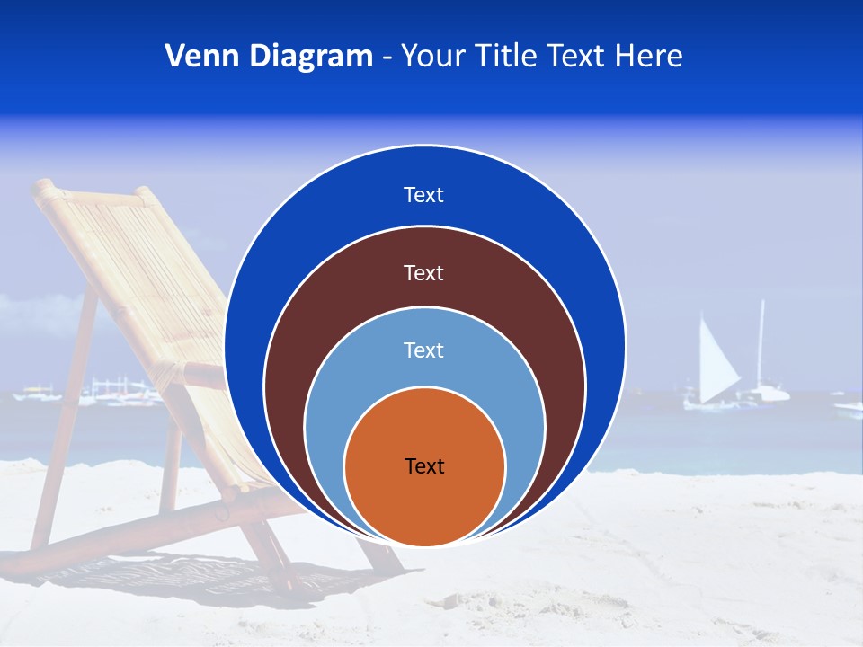 Resort Sailing Seascape PowerPoint Template