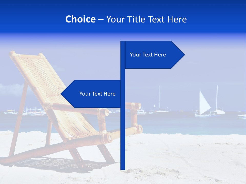 Resort Sailing Seascape PowerPoint Template