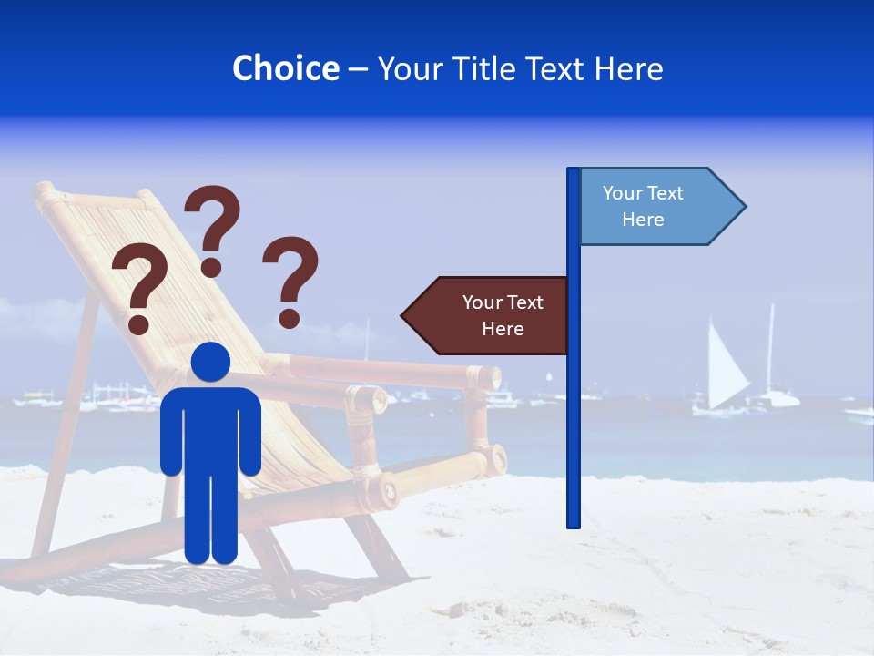 Resort Sailing Seascape PowerPoint Template