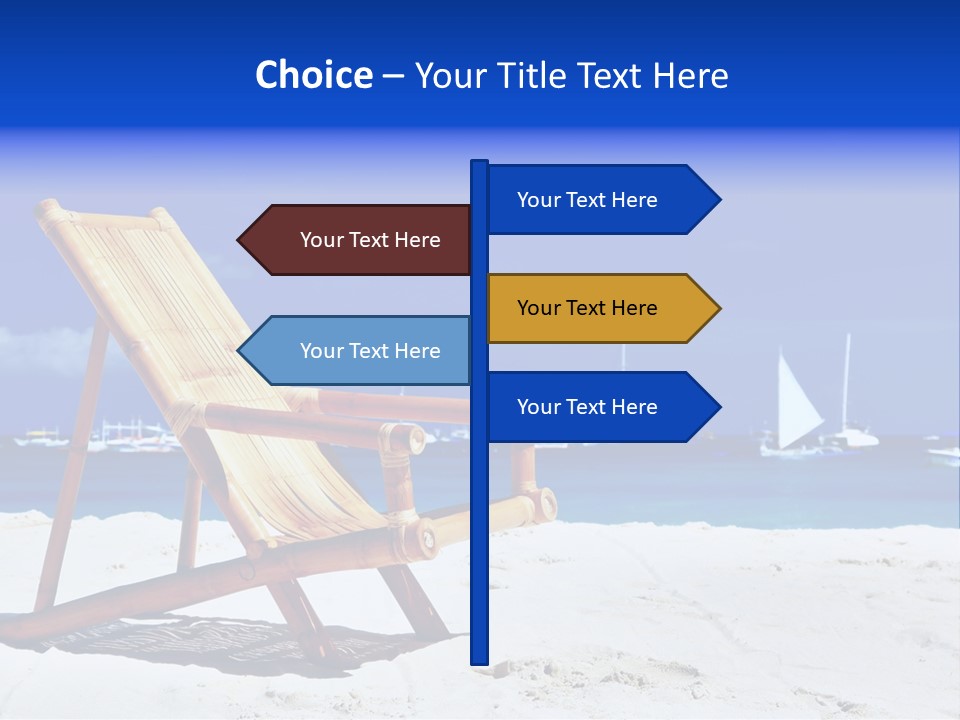 Resort Sailing Seascape PowerPoint Template