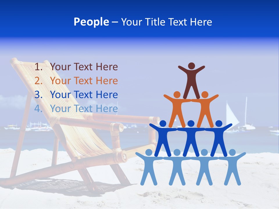 Resort Sailing Seascape PowerPoint Template