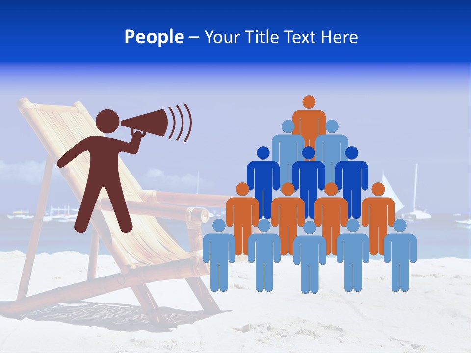 Resort Sailing Seascape PowerPoint Template