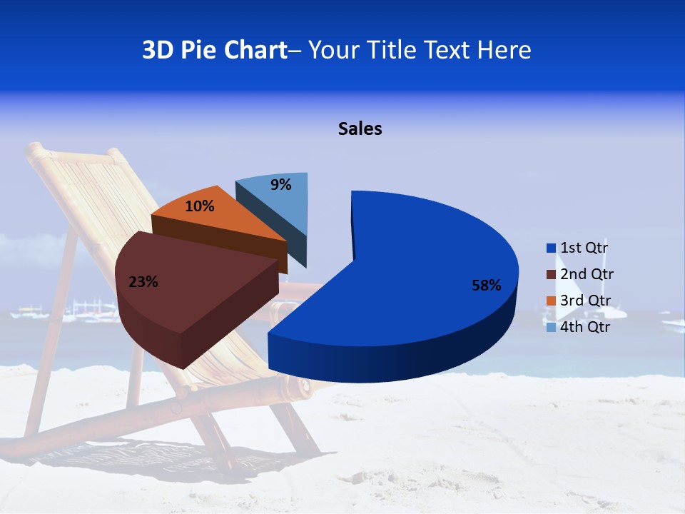 Resort Sailing Seascape PowerPoint Template
