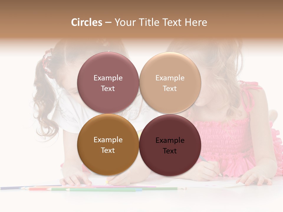 Child Joy Crayon PowerPoint Template