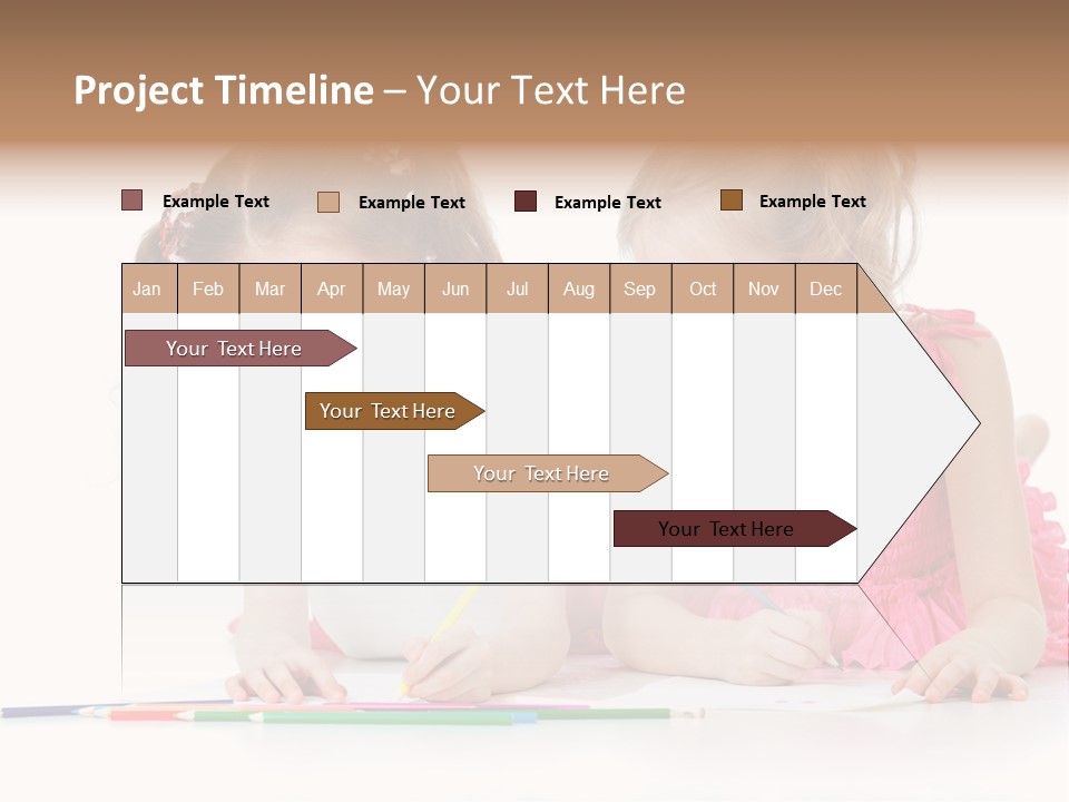 Child Joy Crayon PowerPoint Template