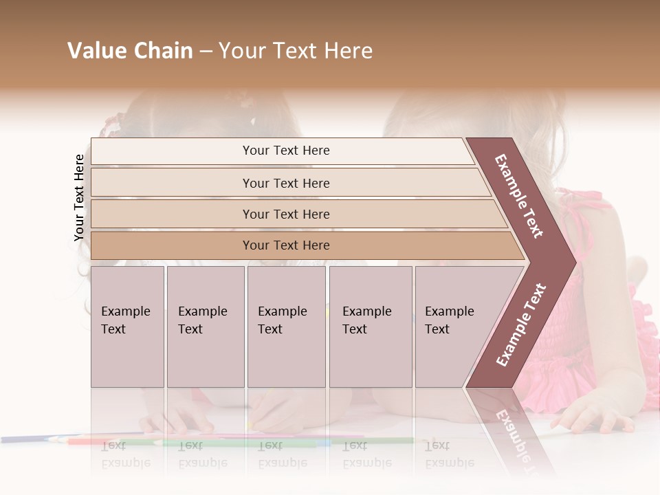 Child Joy Crayon PowerPoint Template