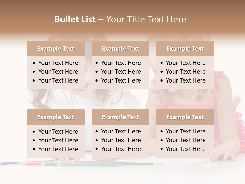 Child Joy Crayon PowerPoint Template