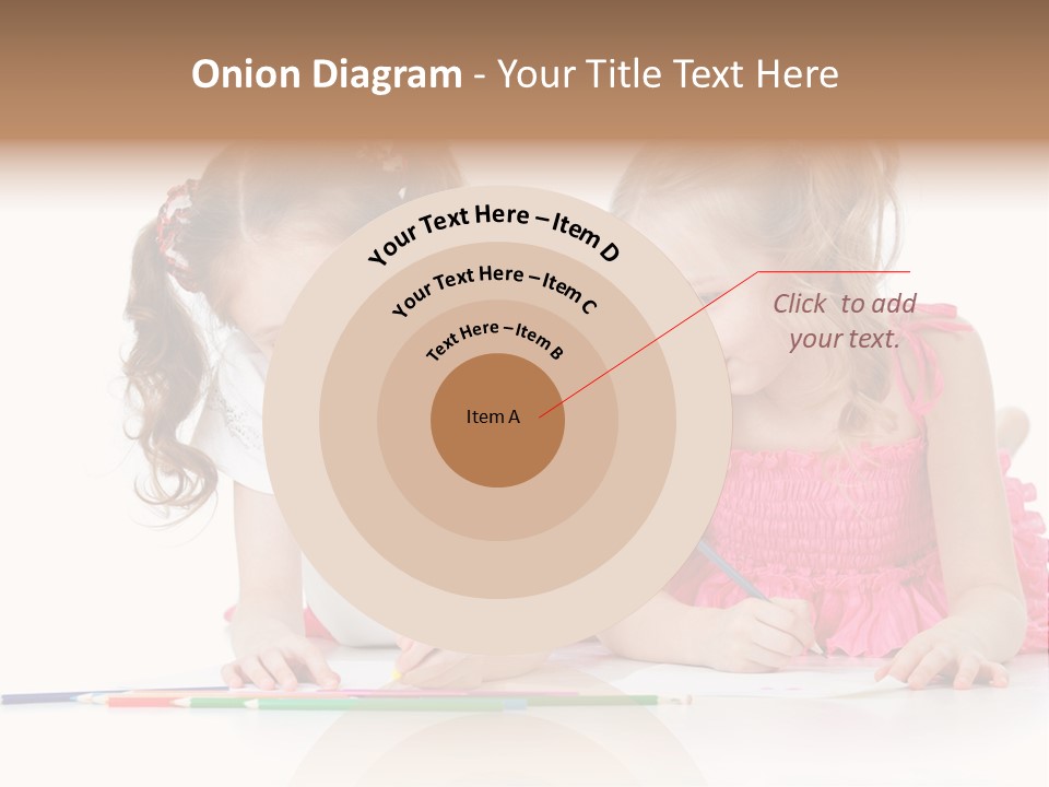 Child Joy Crayon PowerPoint Template